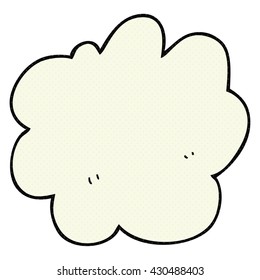 dibujo a mano alzada elemento de nube decorativo