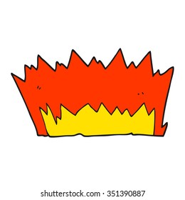 explosión de caricatura dibujada a mano libre