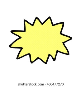 freehand drawn cartoon explosion