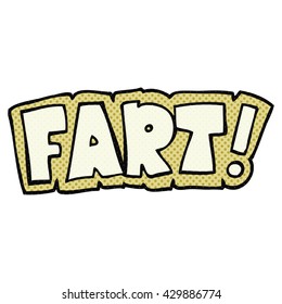 freehand drawn cartoon fart symbol