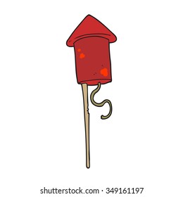 Karikatur-Feuerwerk