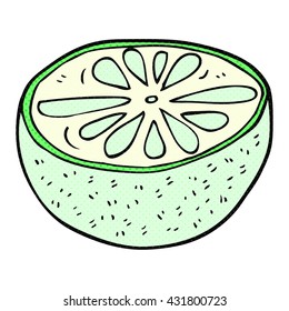 dibujo a mano libre mitad melón