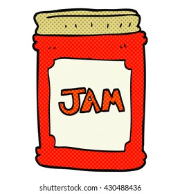 Freehand Drawn Cartoon Jam Jar Stock Vector (Royalty Free) 430488436 ...