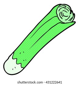 freehand drawn cartoon leek