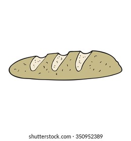 pão de desenho livre de desenho animado de pão