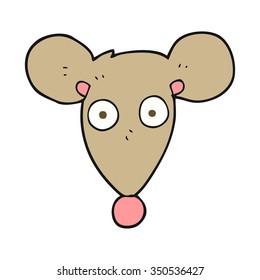 freehand drawn cartoon mouse