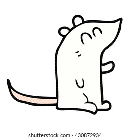 freehand drawn cartoon mouse
