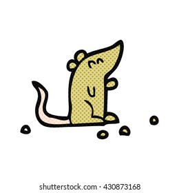 freehand drawn cartoon mouse