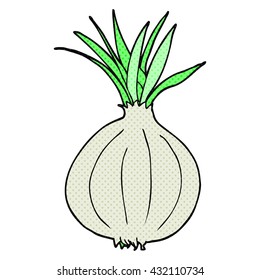 freehand drawn cartoon onion