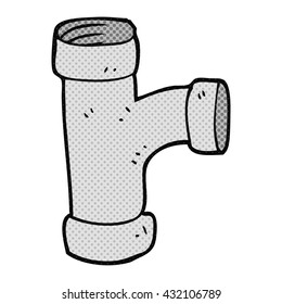 freehand drawn cartoon pipe