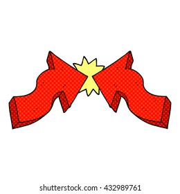 freehand drawn cartoon pointing arrows
