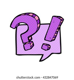freehand drawn cartoon question speech bubble