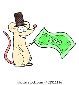 freehand drawn cartoon rich mouse