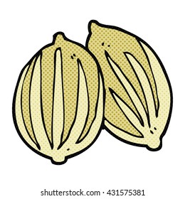 freehand drawn cartoon seeds