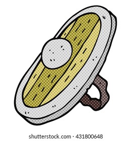 freehand drawn cartoon shield