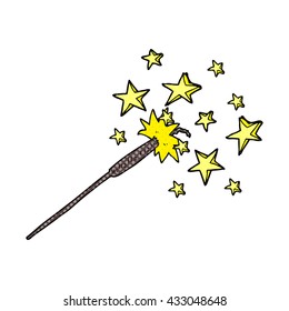 freehand drawn cartoon sparkler