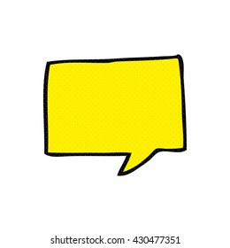 freehand gezeichnete Cartoon-Sprechblase