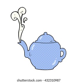 Freehand Drawn Cartoon Teapot Stock Vector (Royalty Free) 432310987 ...