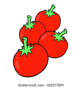 freehand drawn cartoon tomato