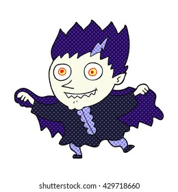 vampiro de caricatura dibujado a mano libre