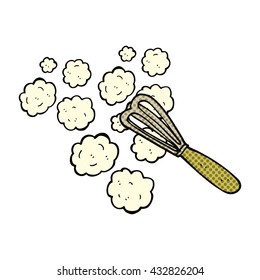freehand drawn cartoon whisk