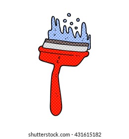 freehand drawn cartoon window cleaner
