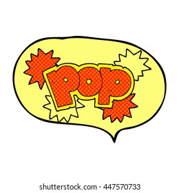 freehand drawn comic book speech bubble cartoon pop explosion symbol