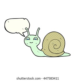 caricatura de burbuja de la lectura de historietas dibujada a mano libre caricatura de caracol lindo