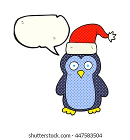 libro de historietas de libre mano libre discurso burbuja caricatura navidad pingüino