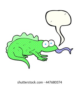 Cartoon-Eidechsen aus freischaffenden Comics
