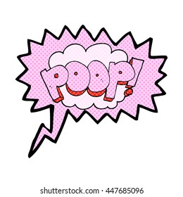 caricatura de historietas dibujada a mano libre, poop! texto