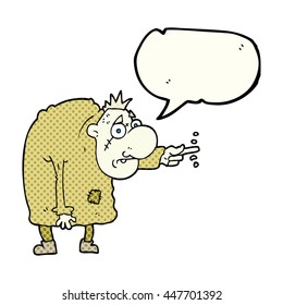 freehand drawn comic book speech bubble cartoon igor