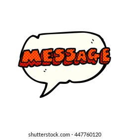 freehand gezeichneter Comicbuch-Sprechblase Cartoon-Text