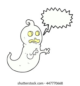 caricatura de libre dibujante de historietas de libre mano sobre burbuja de discursos fantasma
