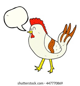 caricatura de libre dibujada en historieta de libre mano sobre el pollo