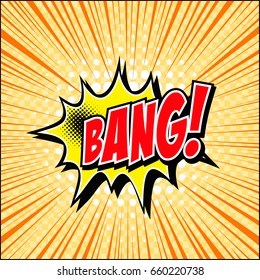 freehand drawn comic book speech bubble cartoon word bang