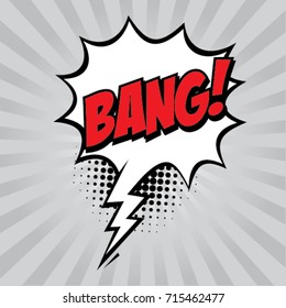 freehand drawn comic book speech bubble cartoon word bang