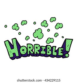 caricatura de estilo de libro de historietas dibujado a mano libre horrible