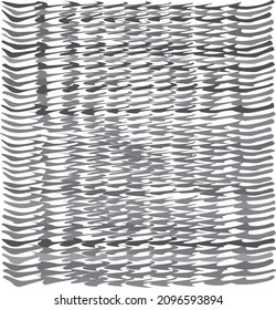 Freehand drawn simplistic wavy pattern in gray scale shades