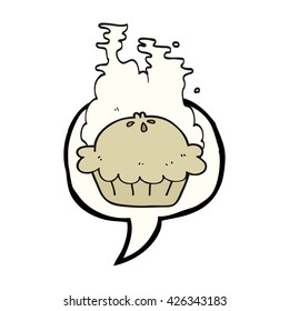 Cartoon-Pie in freehand gezeichnet