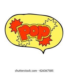 freehand drawn speech bubble cartoon pop explosion symbol