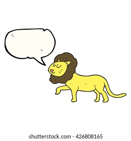 Cartoon-Löwe