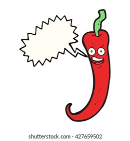 Karikatur für Chilischoten