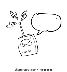 freehand gezeichnete Cartoon Science Ausrüstung