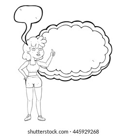freehand gezeichnete Cartoon-Gymnastikerin