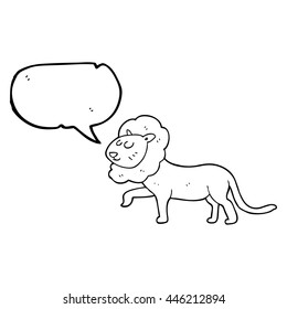Cartoon-Löwe