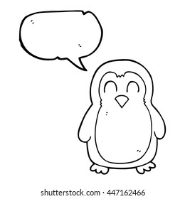 Cartoon-Vogel in freehand gezeichnet