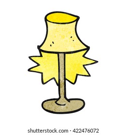 freehand drawn texture cartoon lamp