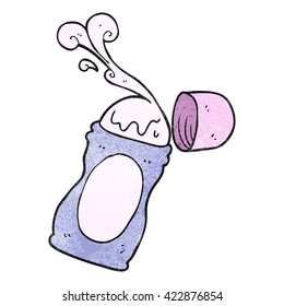 freehand drawn texture cartoon roll on deodorant