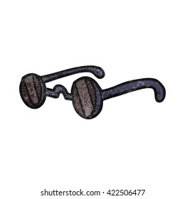 freehand drawn texture cartoon sunglasses